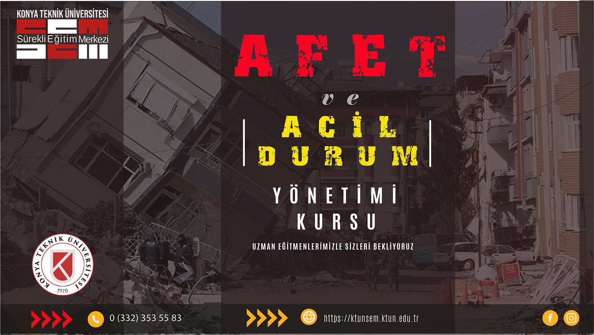 Afet ve Acil Durum Yönetimi Eğitimi